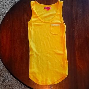 GLO women's tank with rhinestone accents